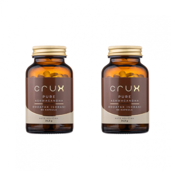 CRUX PURE ASHWAGANDHA kapsule, 60kom PAKET 2 KUTIJE CRUX PURE ASHWAGANDHA kapsule, 60kom PAKET 2 KUTIJE