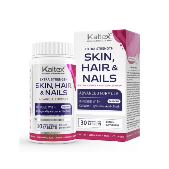 KALTEX EXTRA STRENGHT SKIN, HAIR & NAILS tablete, 30kom KALTEX EXTRA STRENGHT SKIN, HAIR & NAILS tablete, 30kom