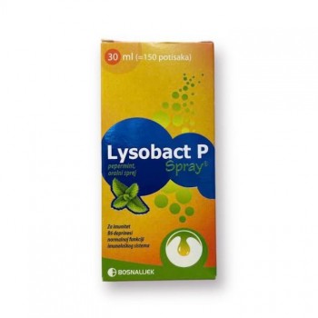 LYSOBACT P Spray, pepermint, oralni sprej, 30ml LYSOBACT P Spray, pepermint, oralni sprej, 30ml