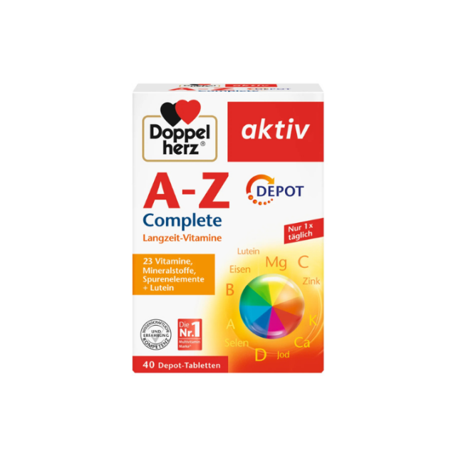 DOPPELHERZ AKTIV A-Z DEPOT tablete, 40kom