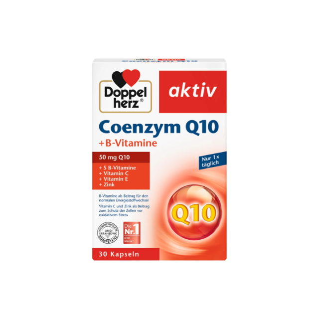 DOPPELHERZ AKTIV COENZYM Q10 + B-VIT kapsule, 30kom