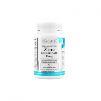KALTEX ZINC BISGLYCINATE kapsule 15mg, 60kom