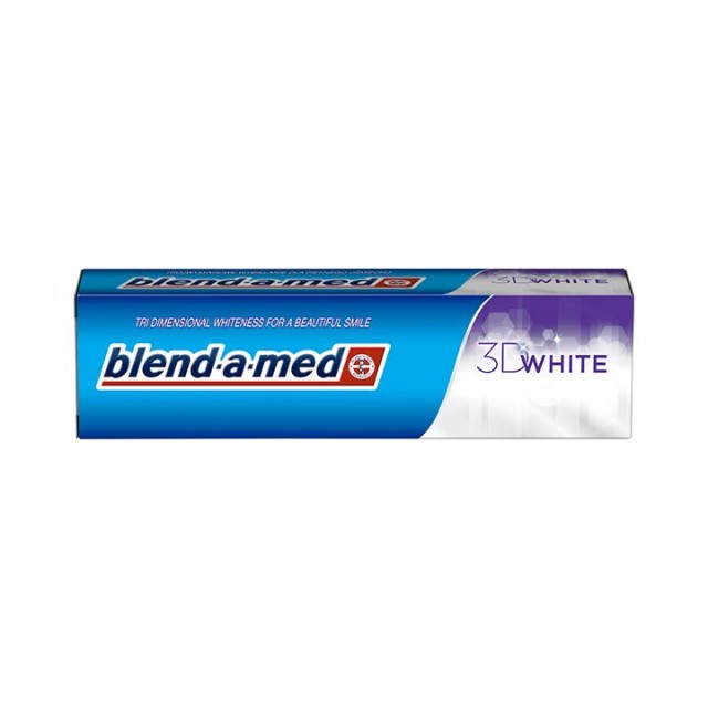 BLEND-A-MED 3D WHITE pasta za zube, 100ml
