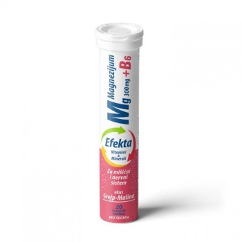 EFEKTA Magnezijum i vitamin B6, 20 šumećih tableta