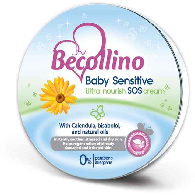 BECOLLINO SOS hranljiva krema, 150ml BECOLLINO SOS hranljiva krema, 150ml