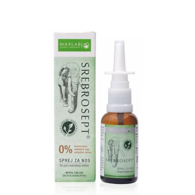 MAXLAB SREBROSEPT sprej za nos, 30ml MAXLAB SREBROSEPT sprej za nos, 30ml