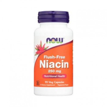 NOW FLUSH FREE NIACIN, kapusle 90x250mg