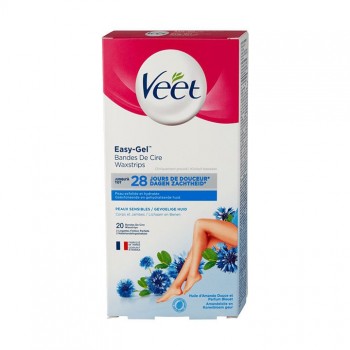 VEET EASY GEL trake za depilaciju tela za osetljivu kožu, 20kom VEET EASY GEL trake za depilaciju tela za osetljivu kožu, 20kom