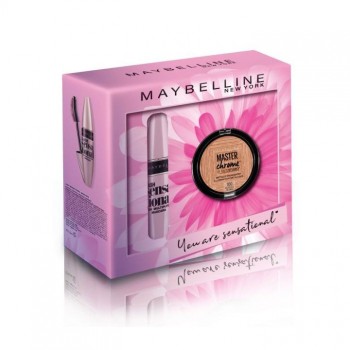 MAYBELLINE POKLON SET (LASH SENSATIONAL maskara + MASTER CHROME hajlajter) MAYBELLINE POKLON SET (LASH SENSATIONAL maskara + MASTER CHROME hajlajter)