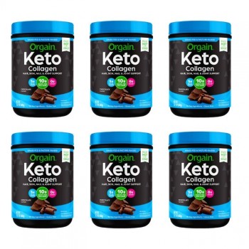 ORGAIN KETO COLLAGEN proteinski prašak sa ukusom čokolade, 400g PAKET 6 KUTIJA