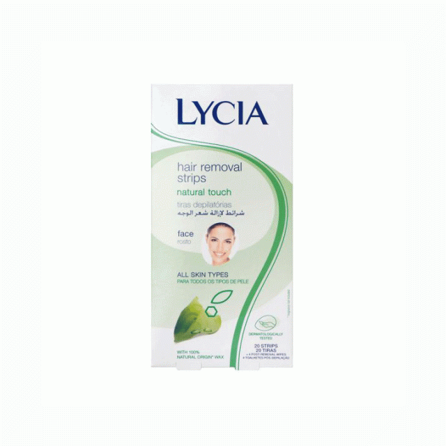 LYCIA ALL SKIN TYPES trake za depilaciju lica, 20kom