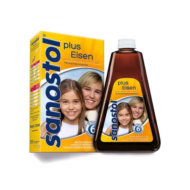 SANOSTOL SA GVOŽĐEM sirup, 230ml
