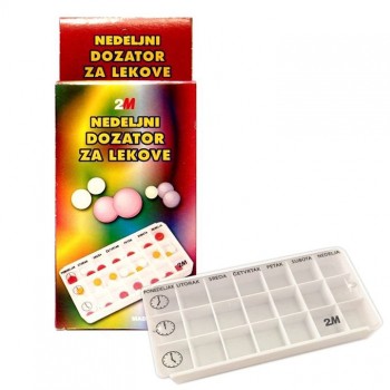 2M nedeljni dozator za lekove 2M nedeljni dozator za lekove