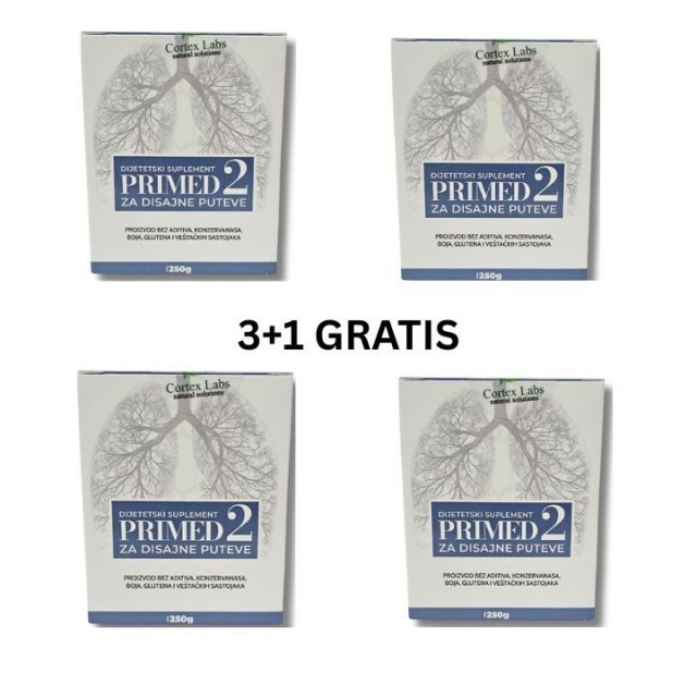 PRIMED 2 preparat za disajne puteve, 250g PAKET 3+1 GRATIS