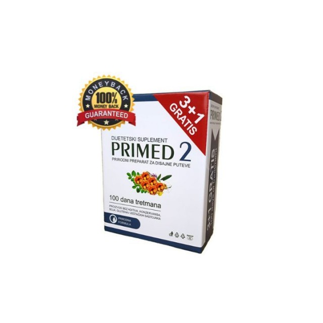 PRIMED 2 preparat za disajne puteve, 250g PAKET 3+1 GRATIS PRIMED 2 preparat za disajne puteve, 250g PAKET 3+1 GRATIS