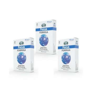 NBL FOCUS FORMULA tablete, 30kom PAKET 2+1 GRATIS NBL FOCUS FORMULA tablete, 30kom PAKET 2+1 GRATIS