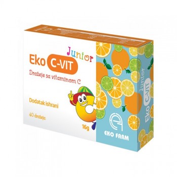 EKO C VIT JUNIOR dražeje, 40kom EKO C VIT JUNIOR dražeje, 40kom