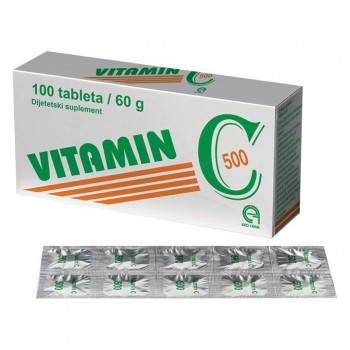 VITAMIN C 500 mg tablete, 10kom VITAMIN C 500 mg tablete, 10kom