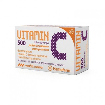 VITAMIN C 500 kesice, 10kom VITAMIN C 500 kesice, 10kom