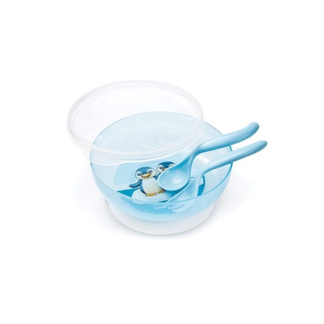 CANPOL BABIES činija sa poklopcem + escajg CANPOL BABIES činija sa poklopcem + escajg