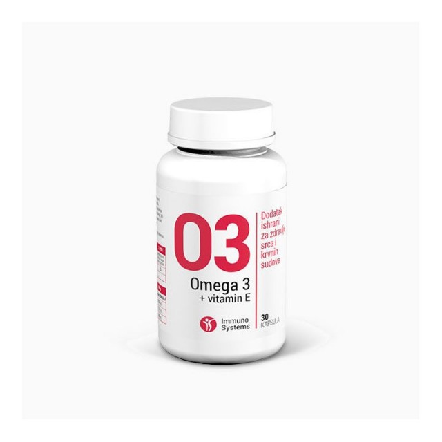 OMEGA 3 + VITAMIN E kapsule, 30kom OMEGA 3 + VITAMIN E kapsule, 30kom