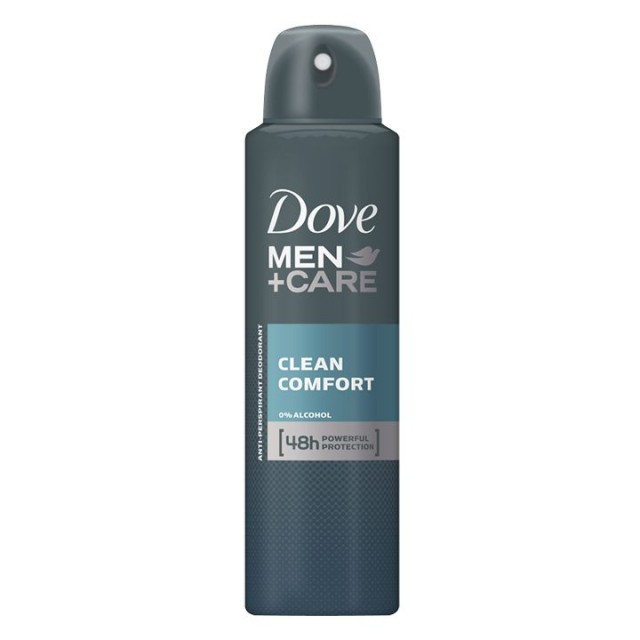 DOVE MEN CLEAN COMFORT dezodorans sprej, 150ml