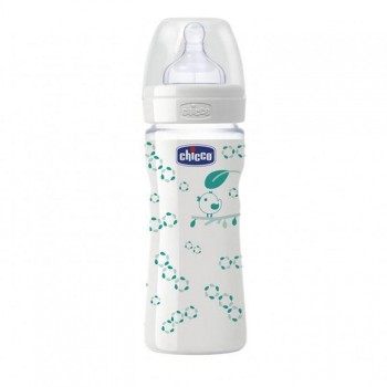 CHICCO GIOTTO staklena flašica, 240ml CHICCO GIOTTO staklena flašica, 240ml