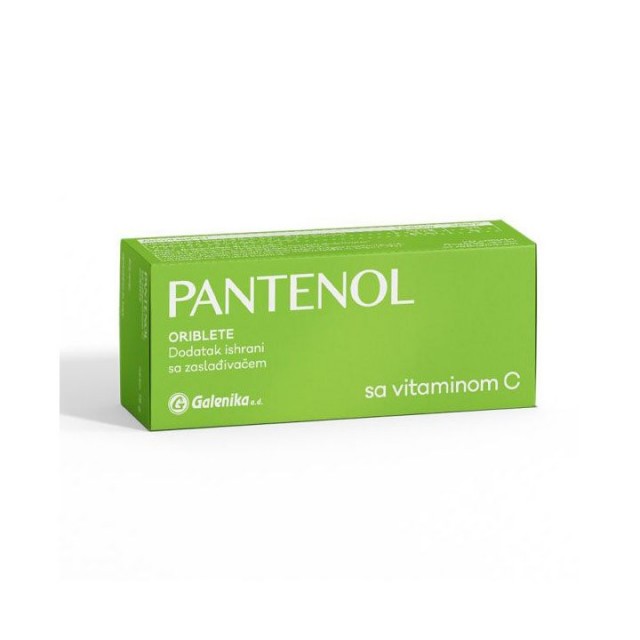PANTENOL sa vitaminom C oriblete, 20kom PANTENOL sa vitaminom C oriblete, 20kom