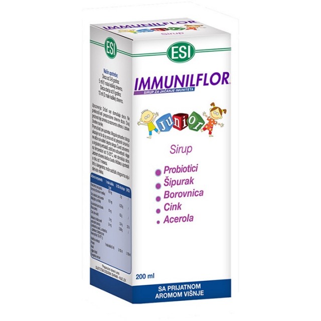 BGB ESI IMMUNILFLOR junior sirup, 200ml BGB ESI IMMUNILFLOR junior sirup, 200ml
