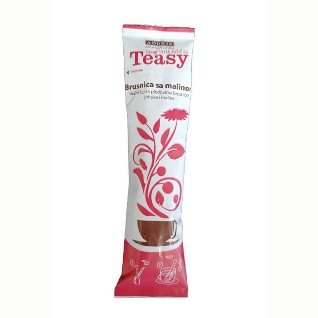 TEASY BRUSNICA SA MALINOM filter kašičica, 1kom TEASY BRUSNICA SA MALINOM filter kašičica, 1kom