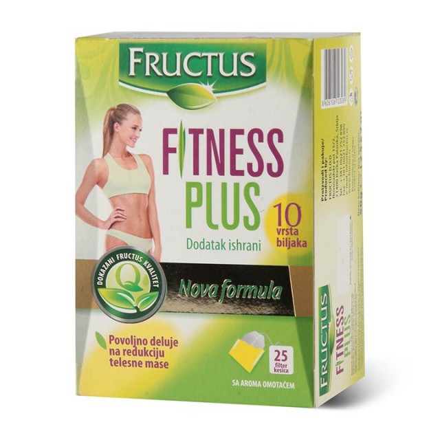 FITNESS PLUS čaj filter kesice, 20kom FITNESS PLUS čaj filter kesice, 20kom