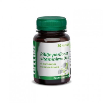 LIFELINE RIBLJE PERLICE sa vitaminima D i E kapsule, 30kom LIFELINE RIBLJE PERLICE sa vitaminima D i E kapsule, 30kom