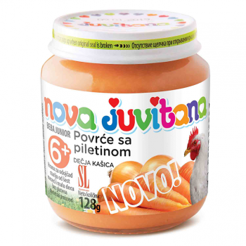 JUVITANA POVRĆE SA PILETINOM kašica, 128g