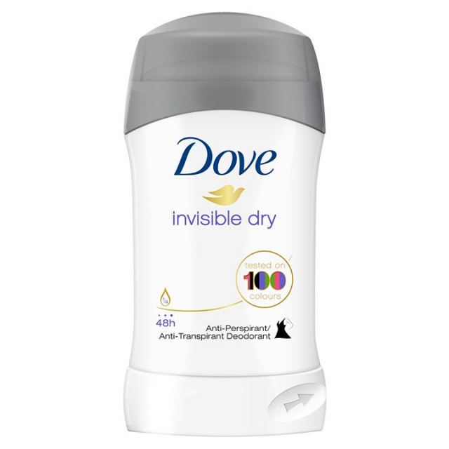 DOVE INVISIBLE DRY dezodorans stik, 40ml
