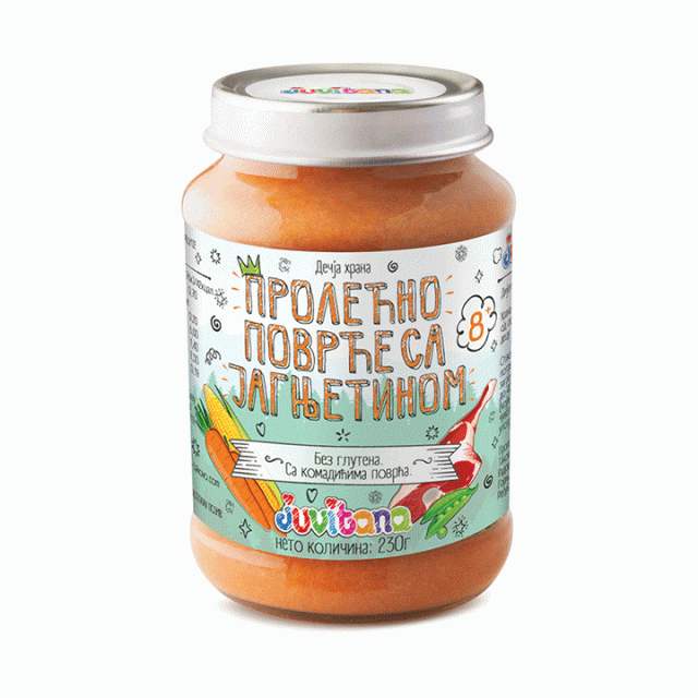 JUVITANA POVRĆE SA JAGNJETINOM kašica, 230g