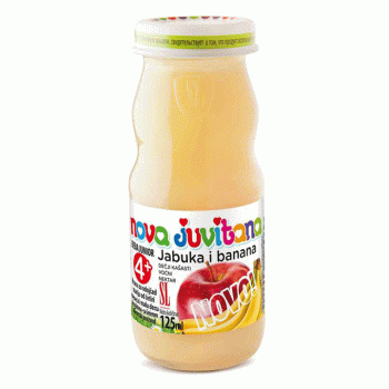 JUVITANA JABUKA I BANANA kašica, 125ml JUVITANA JABUKA I BANANA kašica, 125ml