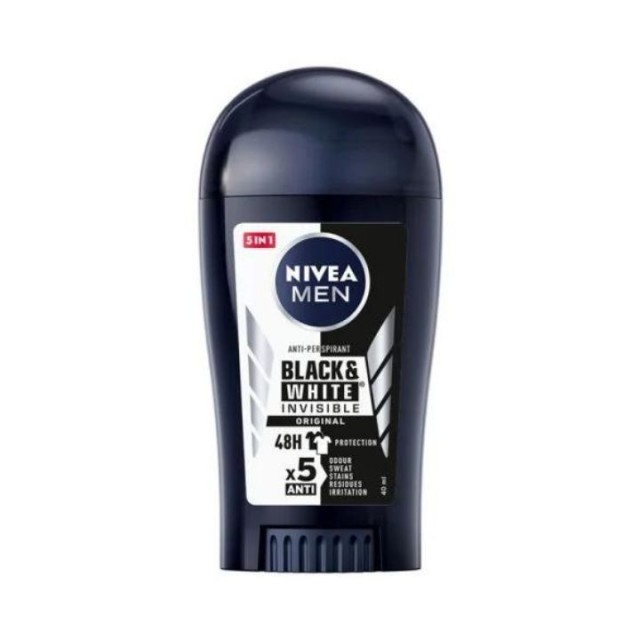 NIVEA MEN Black&White Invisible stick, 40ml NIVEA MEN Black&White Invisible stick, 40ml