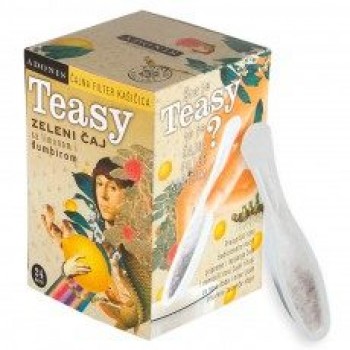 ZELENI ČAJ SA LIMUNOM I ĐUMBIROM TEASY 24 čajnih filter kašičica ZELENI ČAJ SA LIMUNOM I ĐUMBIROM TEASY 24 čajnih filter kašičica