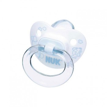 NUK BLUE silikonska varalica 6-18m, 1kom NUK BLUE silikonska varalica 6-18m, 1kom