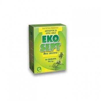 EKOSEPT oriblete bez šećera, 36kom