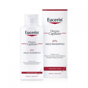 EUCERIN DERMO CAPILLAIRE pH5 blagi šampon, 1+1 gratis EUCERIN DERMO CAPILLAIRE pH5 blagi šampon, 1+1 gratis