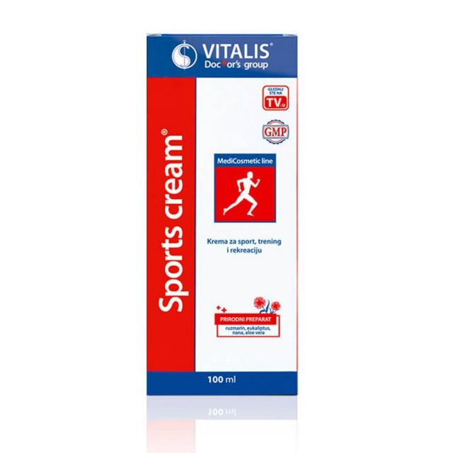SPORTS CREAM krema za sport, trening i rekreaciju, 100ml SPORTS CREAM krema za sport, trening i rekreaciju, 100ml