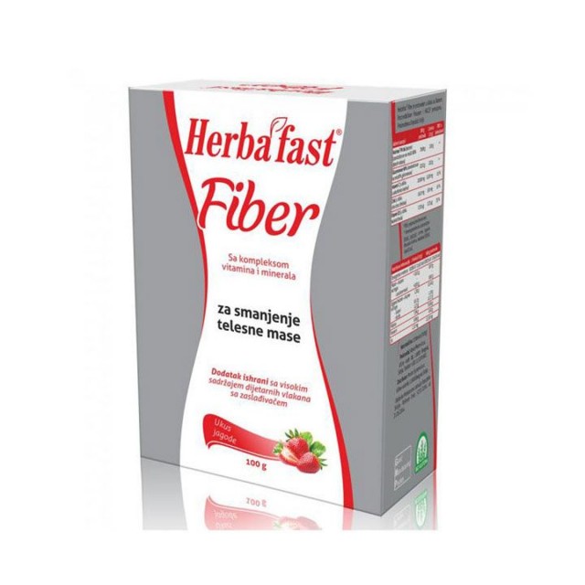 HERBAFAST FIBER ukus jagode kesice, 10kom