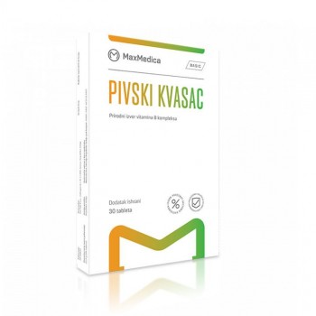 MAXMEDICA PIVSKI KVASAC tablete, 30kom