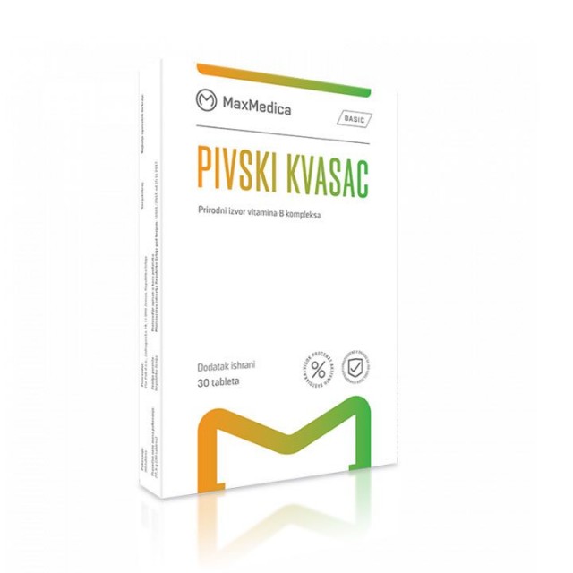 MAXMEDICA PIVSKI KVASAC tablete, 30kom