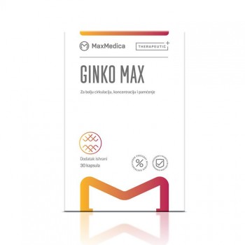 MAXMEDICA GINKO MAX kapsule, 30kom MAXMEDICA GINKO MAX kapsule, 30kom