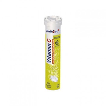 MULTIVITA VITAMIN C šumeće tablete, 20kom MULTIVITA VITAMIN C šumeće tablete, 20kom