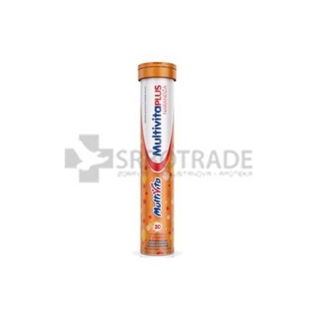 MULTIVITA ORANGE 9 vitamina sumece tablete A20 MULTIVITA ORANGE 9 vitamina sumece tablete A20