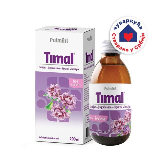 TIMAL sirup, 200ml TIMAL sirup, 200ml