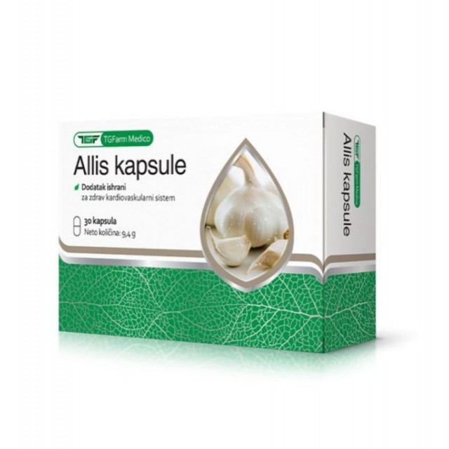 GOTI ALLIS beli luk kapsule, 30kom